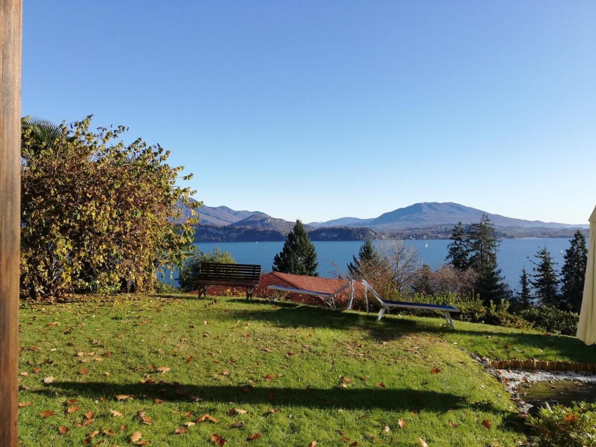 Romantica Casetta Nel Verde Con Vista Sul Lago Belgirate Exterior photo