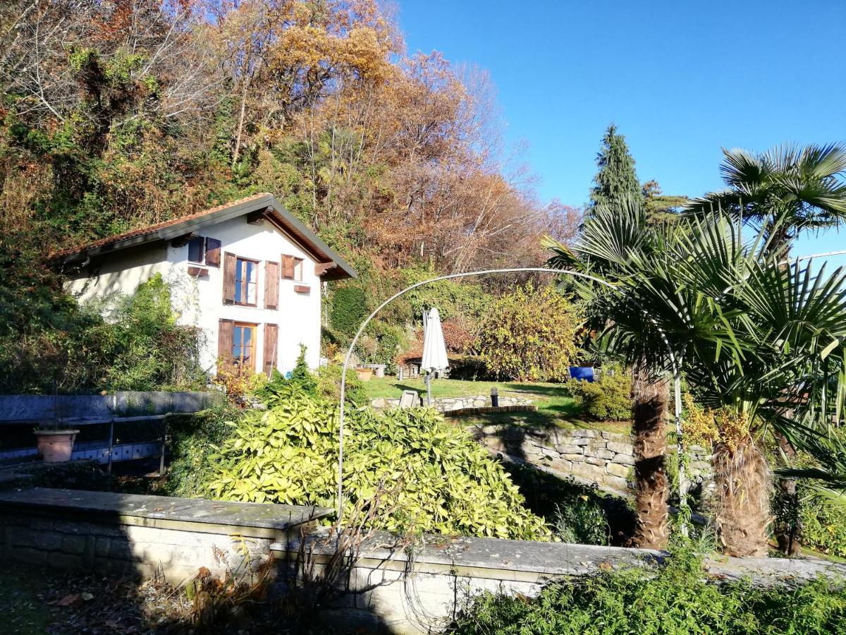Romantica Casetta Nel Verde Con Vista Sul Lago Belgirate Exterior photo