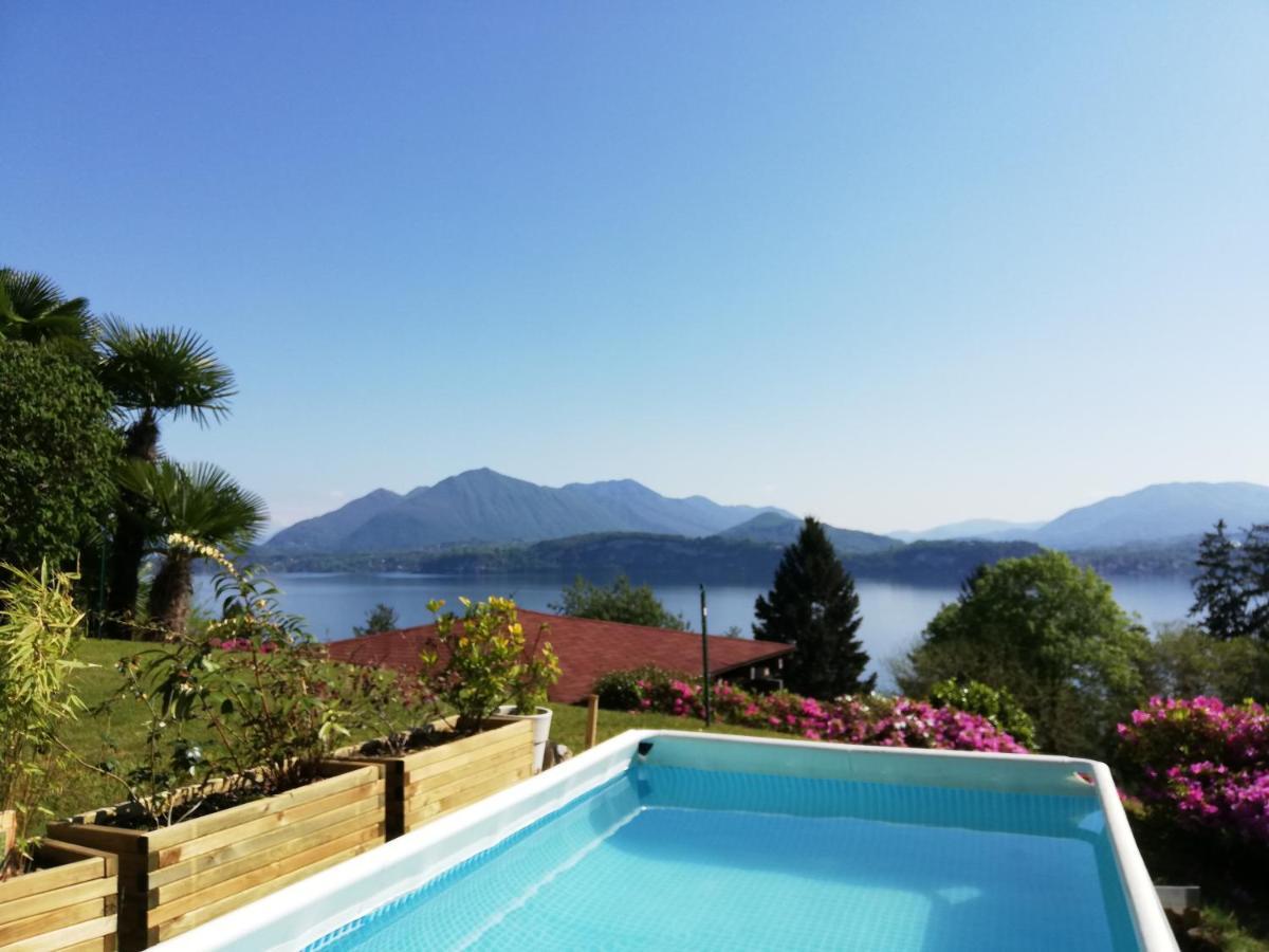 Romantica Casetta Nel Verde Con Vista Sul Lago Belgirate Exterior photo